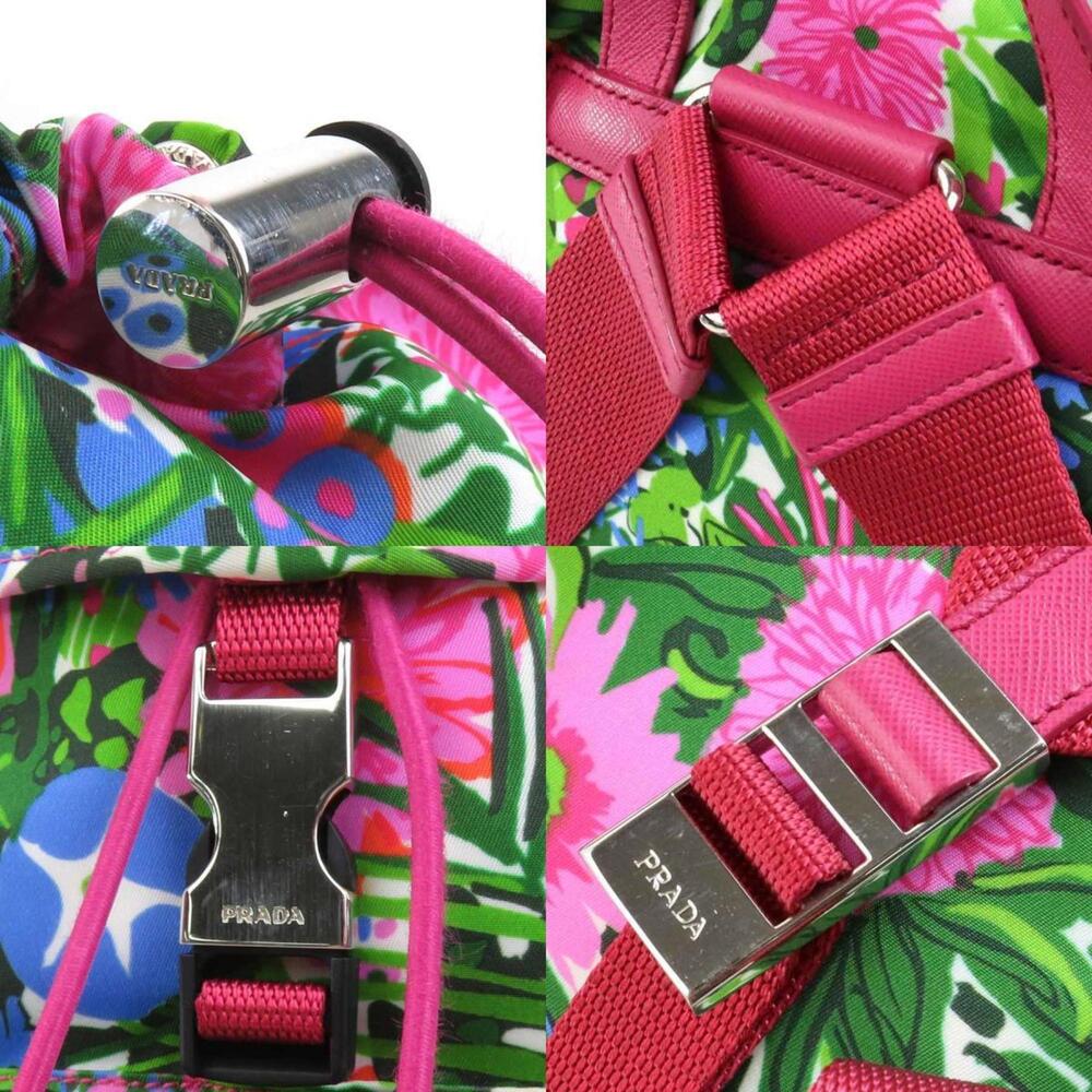 PRADA Backpack Nylon Multicolor Women's e60359g - Picture 4 of 5